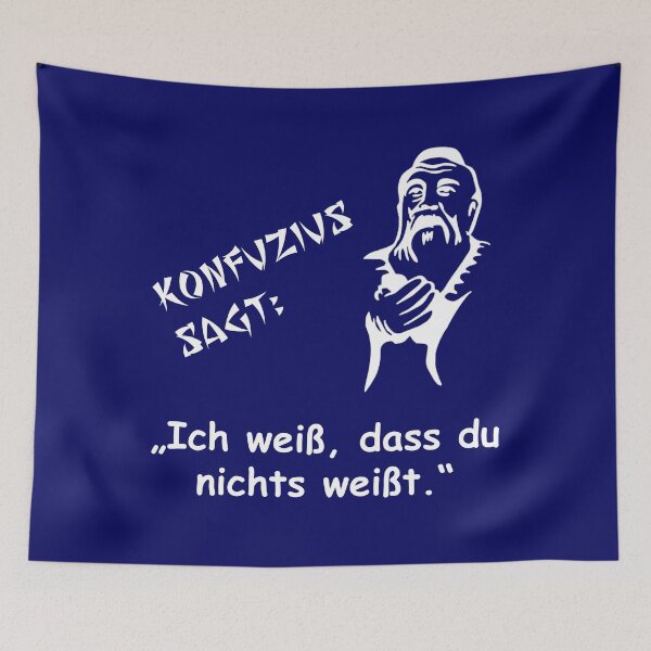 Item preview, Confucius says: I know that you know nothing... designed and sold by ARTmanhART.