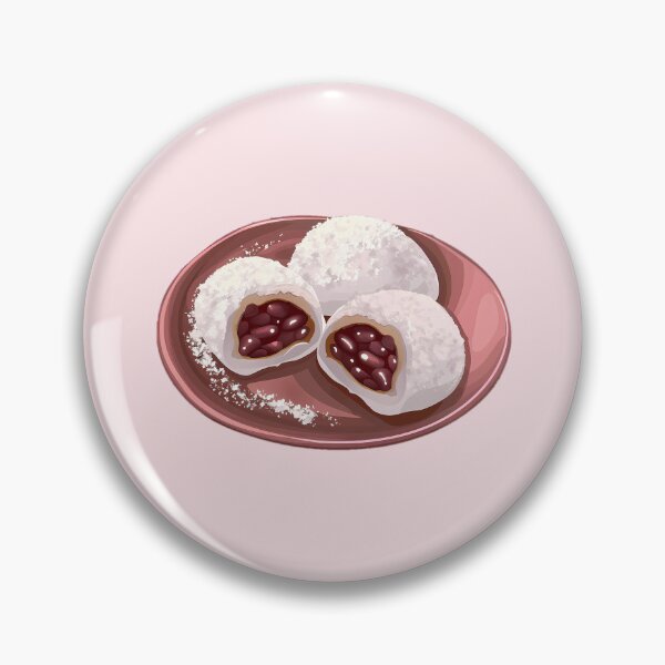 Item preview, Rice Cake Stuffed With Red Bean Paste designed and sold by sakurashorty.