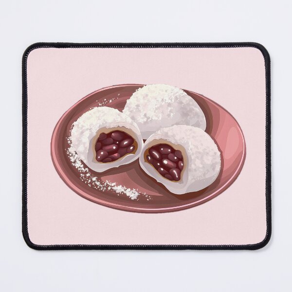 Item preview, Rice Cake Stuffed With Red Bean Paste designed and sold by sakurashorty.