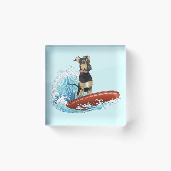 Item preview, Let's doggy surf designed and sold by jclar-art.