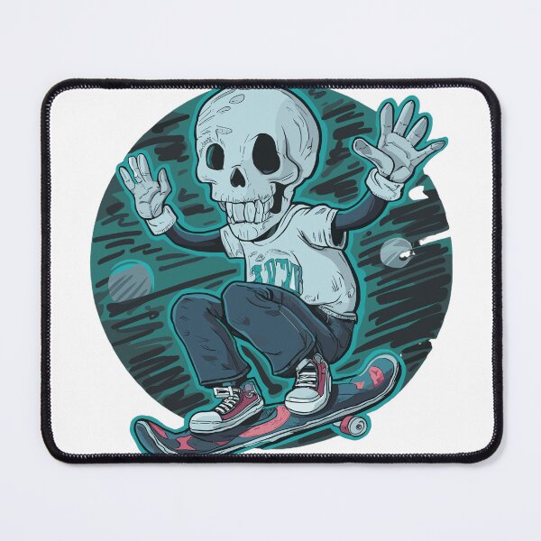 Item preview, Skelly Skater Ghost designed and sold by Teemajestic.