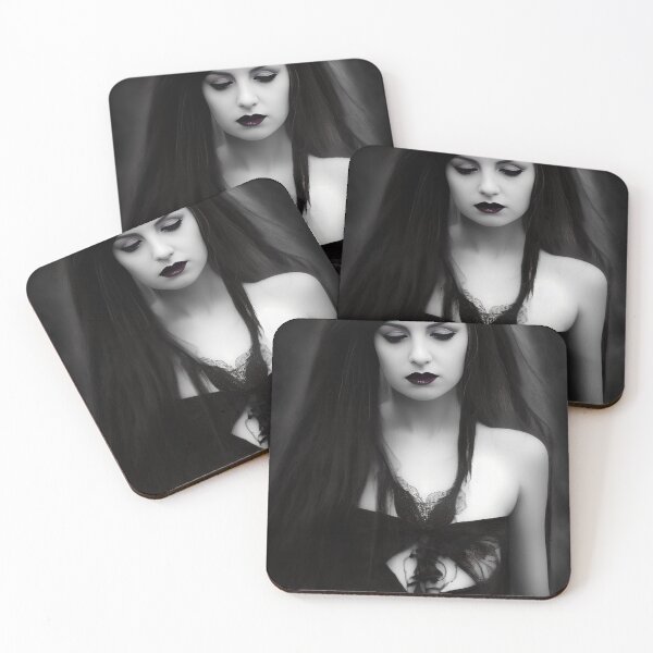 Item preview, Portrait of a Goth Girl - Evie designed and sold by Creep-Vault.