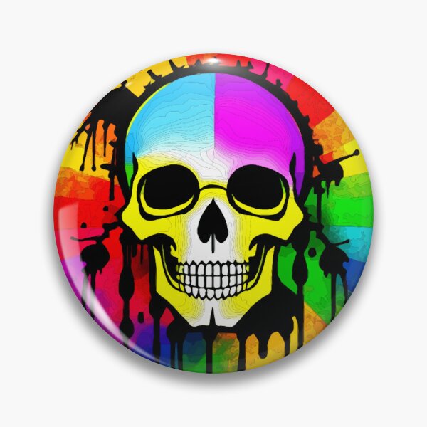 Item preview, Spectrum of the Endless: The Dripping Skull Canvas designed and sold by Highlandkings.