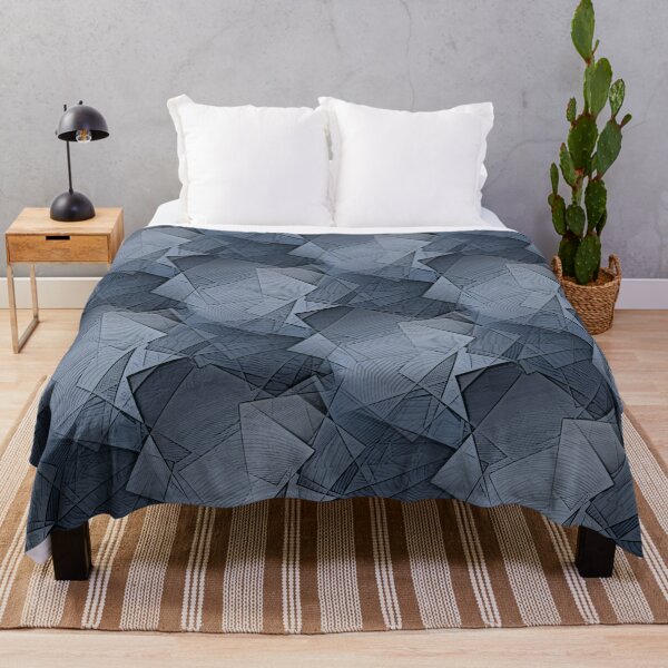 Item preview, Abstract Blue Scattered Paper designed and sold by Artistestella.