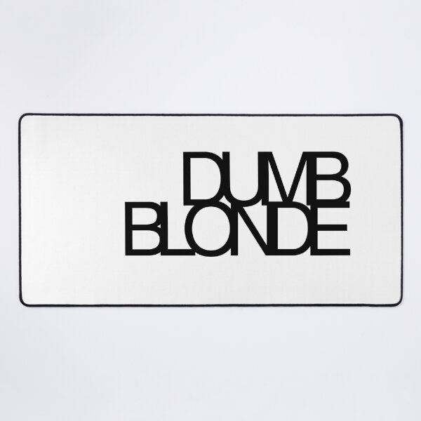 Item preview, DUMB BLONDE: cheeky subversion of the blonde stereotype designed and sold by Starving Artist.