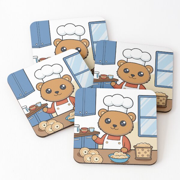 Item preview,  Fluffy Teddy Bear Baker designed and sold by omerfdln34.