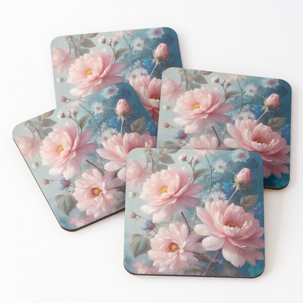 Item preview, Pastel Flowers Painting /AI Art/ #1 designed and sold by AI-Floral-Art.