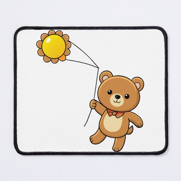 Item preview, Fluffy Teddy Bear Flying a Kite designed and sold by omerfdln34.