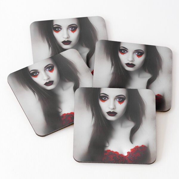 Item preview, Portrait of a Goth Girl - Isla designed and sold by Creep-Vault.