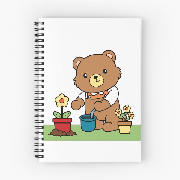 Item preview, Fluffy Teddy Bear Gardener designed and sold by omerfdln34.