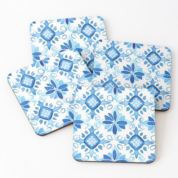 Item preview, Blue mosaic tiles,Sicily inspired,Mediterranean tiles  designed and sold by MariaMarinova.