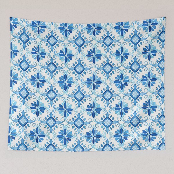 Item preview, Blue mosaic tiles,Sicily inspired,Mediterranean tiles  designed and sold by MariaMarinova.