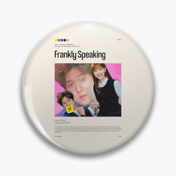 Item preview, Frankly Speaking, Minimalist Kdrama (2024) designed and sold by PinkandP.