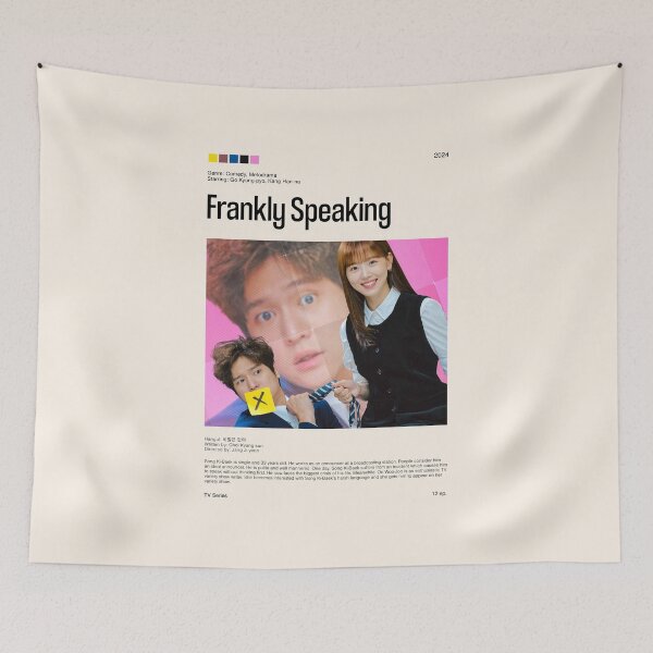 Item preview, Frankly Speaking, Minimalist Kdrama (2024) designed and sold by PinkandP.