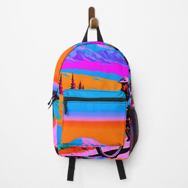 Item preview, Pink Pursuit: UFO Chasing MTB Rider designed and sold by GrizzlyCollective.