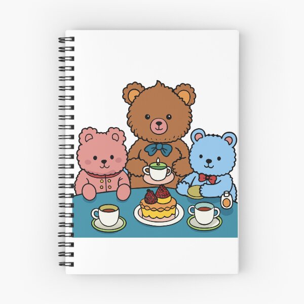 Item preview, Fluffy Teddy Bear Having a Tea Party designed and sold by omerfdln34.