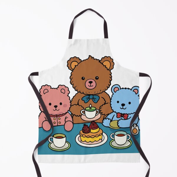 Item preview, Fluffy Teddy Bear Having a Tea Party designed and sold by omerfdln34.