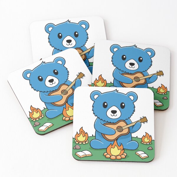 Item preview, Fluffy Teddy Bear Playing the Guitar designed and sold by omerfdln34.