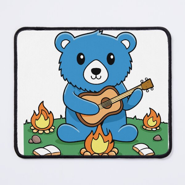 Item preview, Fluffy Teddy Bear Playing the Guitar designed and sold by omerfdln34.