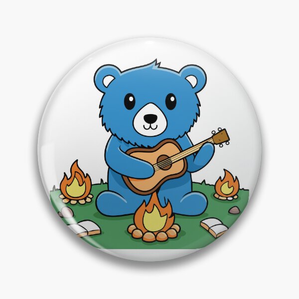 Item preview, Fluffy Teddy Bear Playing the Guitar designed and sold by omerfdln34.