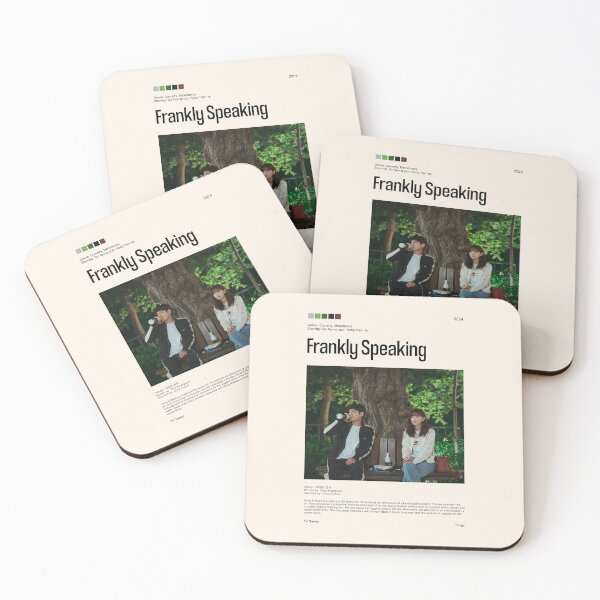 Item preview, Frankly Speaking, Minimalist Kdrama (2024) designed and sold by PinkandP.