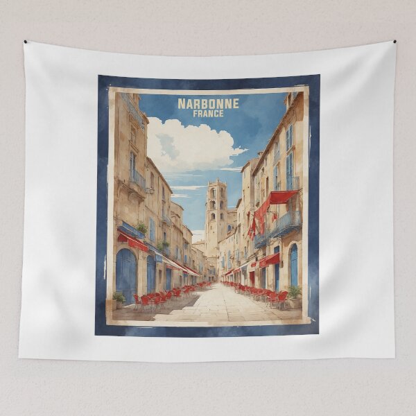 Item preview, Narbonne France Vintage Travel Tourism  designed and sold by TravelersGems.