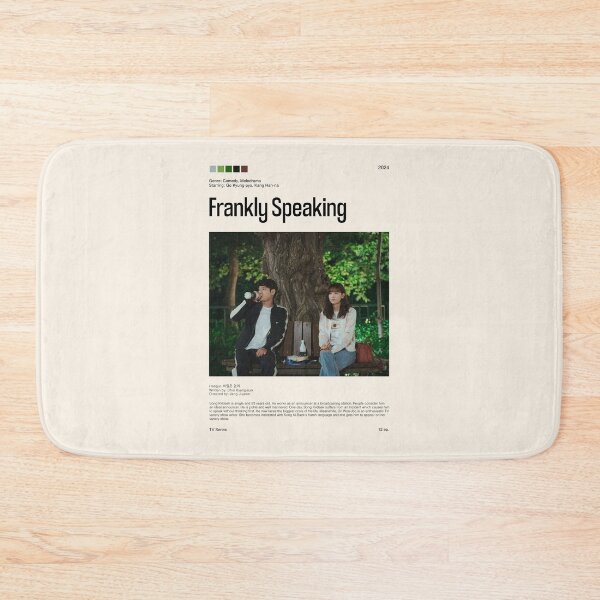 Item preview, Frankly Speaking, Minimalist Kdrama (2024) designed and sold by PinkandP.