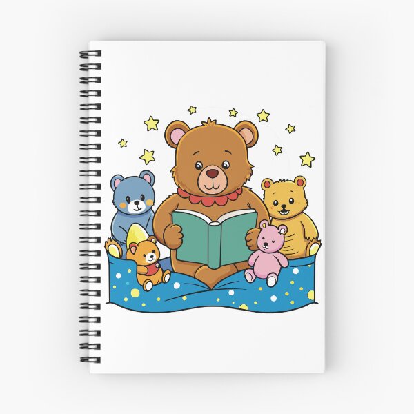 Item preview, Fluffy Teddy Bear Reading a Bedtime Story designed and sold by omerfdln34.