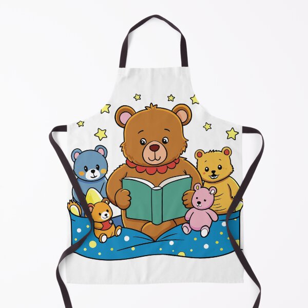 Item preview, Fluffy Teddy Bear Reading a Bedtime Story designed and sold by omerfdln34.