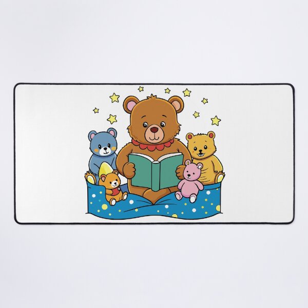 Item preview, Fluffy Teddy Bear Reading a Bedtime Story designed and sold by omerfdln34.