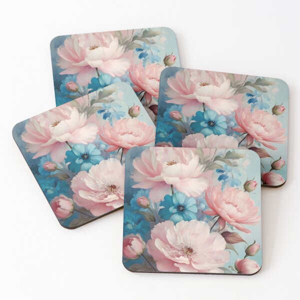 Item preview, Pastel Flowers Painting /AI Art/ #2 designed and sold by AI-Floral-Art.