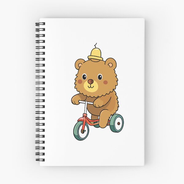 Item preview, Fluffy Teddy Bear Riding Down a Leafy Path designed and sold by omerfdln34.