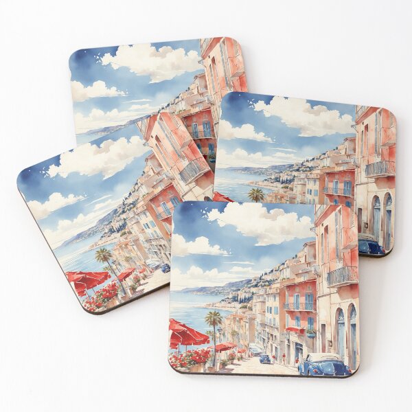Item preview, Nice France Vintage Travel Tourism  designed and sold by TravelersGems.