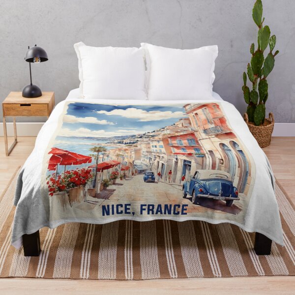 Item preview, Nice France Vintage Travel Tourism  designed and sold by TravelersGems.