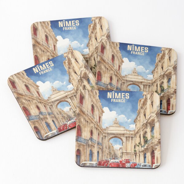 Item preview, Nimes France Vintage Travel Tourism  designed and sold by TravelersGems.