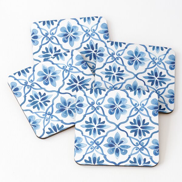 Item preview, Blue mosaic tiles,Sicily inspired,Mediterranean tiles  designed and sold by MariaMarinova.