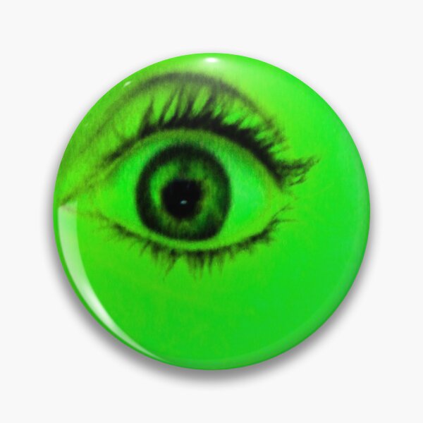 Item preview, Macro photography female eye neon green filter designed and sold by Carré Comme Orange.