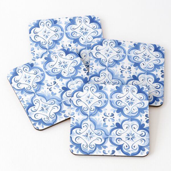 Item preview, Blue mosaic tiles,Sicily inspired,Mediterranean tiles  designed and sold by MariaMarinova.