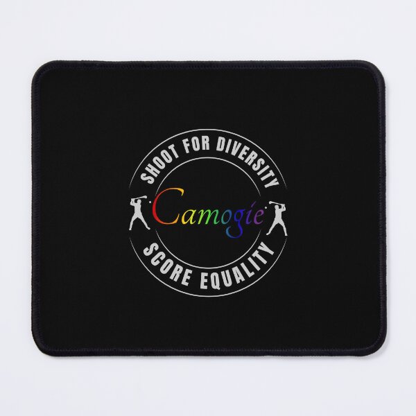 Item preview, Shoot For Diversity, Score Equality LGBTQ Slogan, Hurl and sliotar graphic and rainbow text, LGBTQ T-Shirt, Unisex T-Shirt, Camogie T-Shirt, GAA Camogie tees,  designed and sold by PrideBeProud.