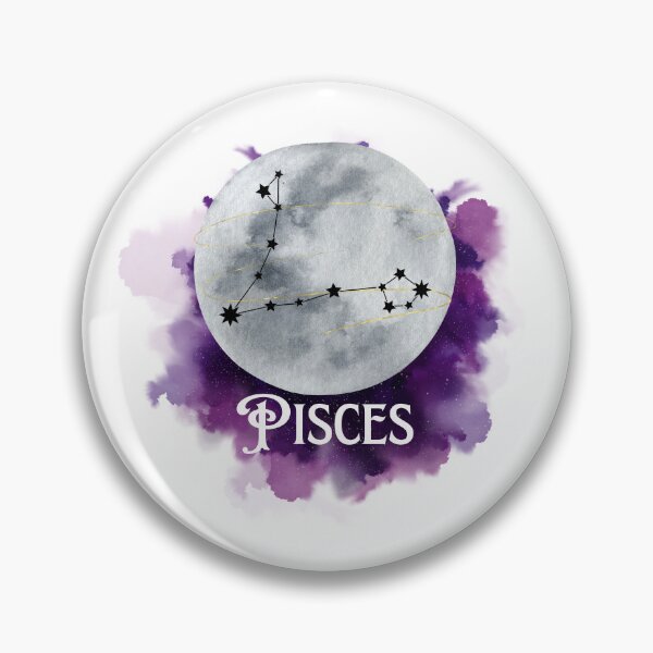 Item preview, Pisces Star Sign Astrology Full Moon designed and sold by WildWoodlandWitch.