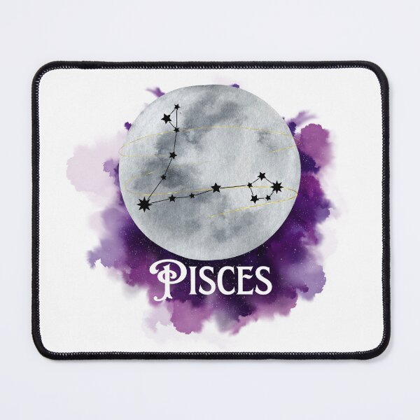 Item preview, Pisces Star Sign Astrology Full Moon designed and sold by WildWoodlandWitch.