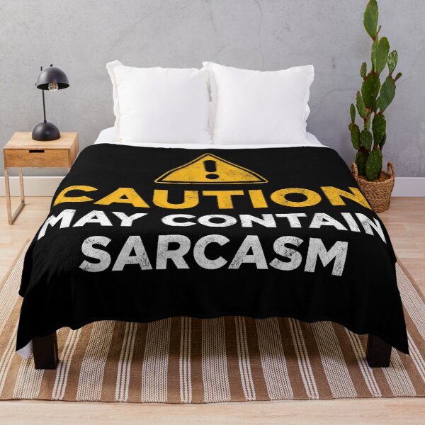 Item preview, Caution may contain sarcasm designed and sold by PaulSDesign.