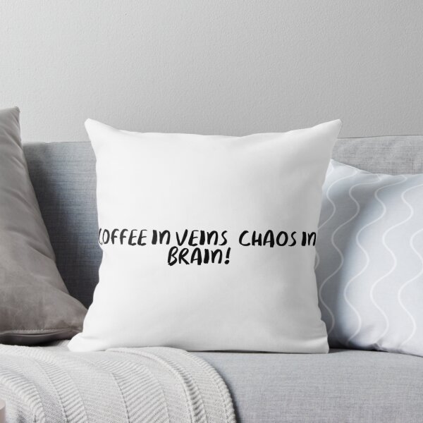Item preview, Coffee in veins, chaos in brain! designed and sold by onicaras.
