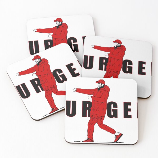 Item preview, Jurgen Klopp in red :celebration logo designed and sold by MA D.