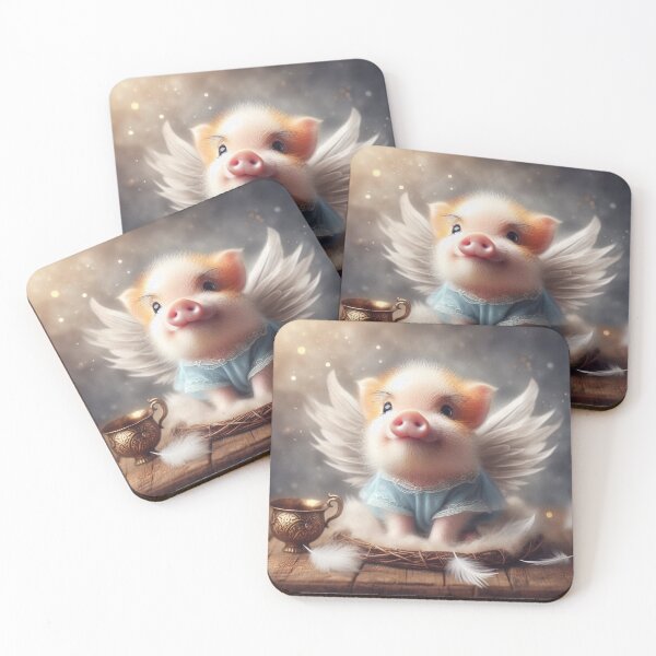 Item preview, Whimsical Teacup Pig designed and sold by Furbulous Faces.