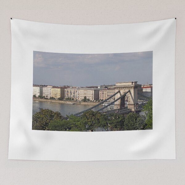 Item preview, Chain bridge Budapest landmark Hungary designed and sold by goceris.