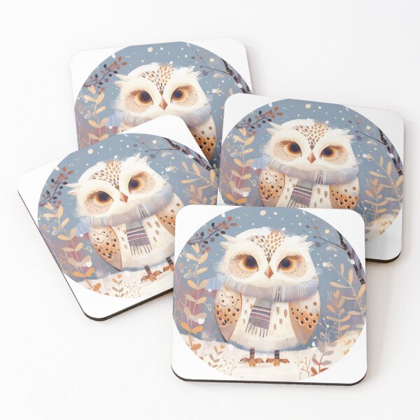 Item preview, Cute Winter Owl designed and sold by JoyfulNat.