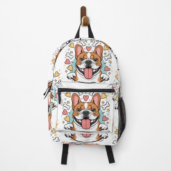 Item preview, Vibrant Cartoon-Style French Bulldog Portrait designed and sold by HahaHandlesHub.