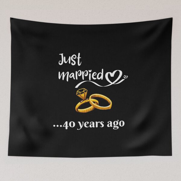 Item preview, Just married 40 years ago designed and sold by MilkyForest.