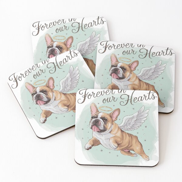 Item preview, Angelic Pet Tribute French Bulldog Memorial Art designed and sold by HahaHandlesHub.